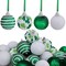 24 PCS St.Patrick Day Sequin Ball Ornament- 1.6 Inch Green Shamrock Hanging Ball Ornament- Good Luck Clover Ball for Tree St.Patrick's Day Irish Festival Party Decoration
